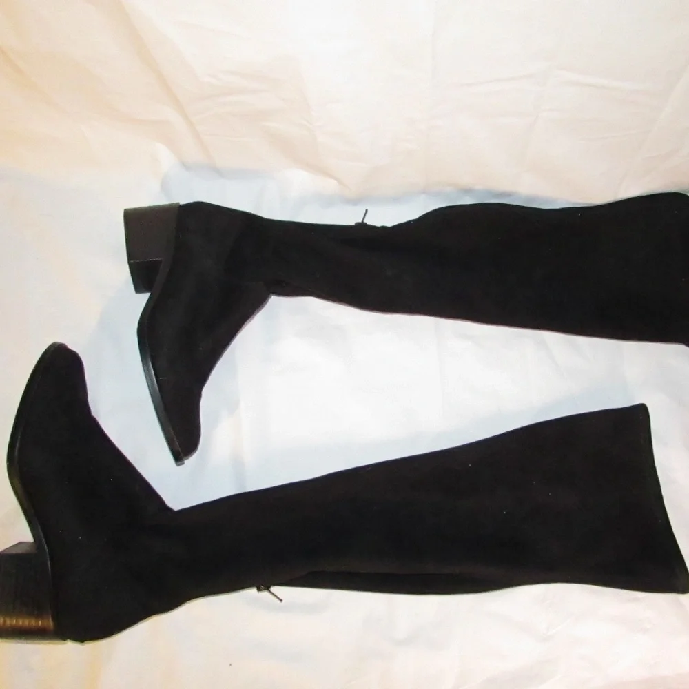 Steve Madden Black Over the Knee Boots